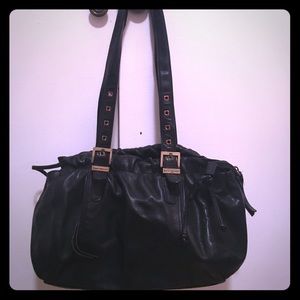 Leather bag with great organization!